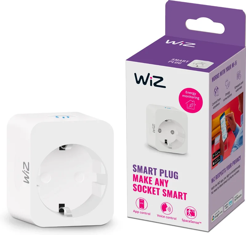 WiZ WiFi Smart Plug med energimätning