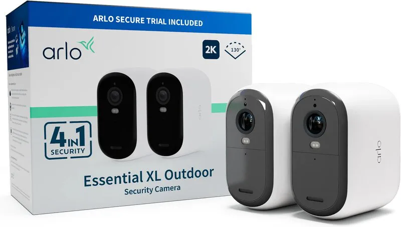 Arlo Essential 2 XL 2K Outdoor Camera