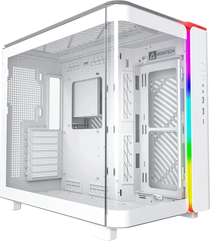 Montech King 95 / Curved Glass - Vit