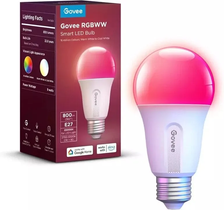 Govee WIFI & Bluetooth Smart Light Bulb