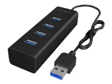 Icy Box IB-HUB1409-U3 4-vägs USB-hubb