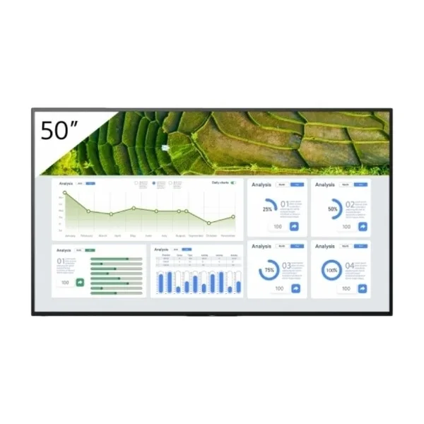 Sony FW-50BZ30L 50" 4K UHD skyltningsdisplay