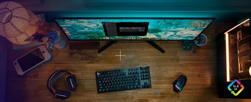 Logitech G915 X TKL taktilt trådlöst tangentbord, svart