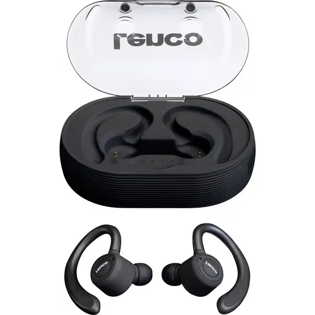 Lenco EPB-460BK Bluetooth sport in-ear-hörlurar, svart