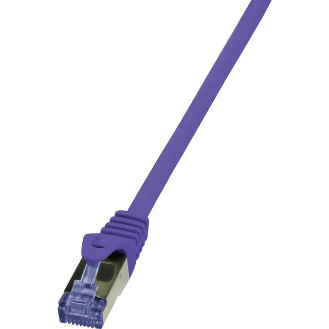 LogiLink CQ302VS RJ45 Nätverk Anslutningskabel CAT 6A