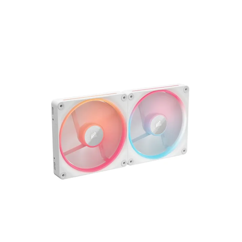 Corsair iCUE LINK LX140-R Reversed RGB 2-pack 140mm Vit