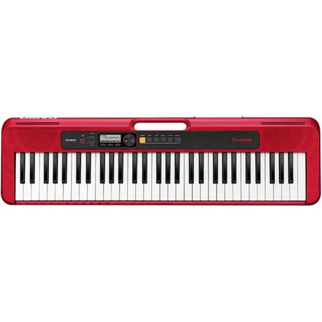 Casio Casiotone CT-S200RDC7 Keyboard Röd