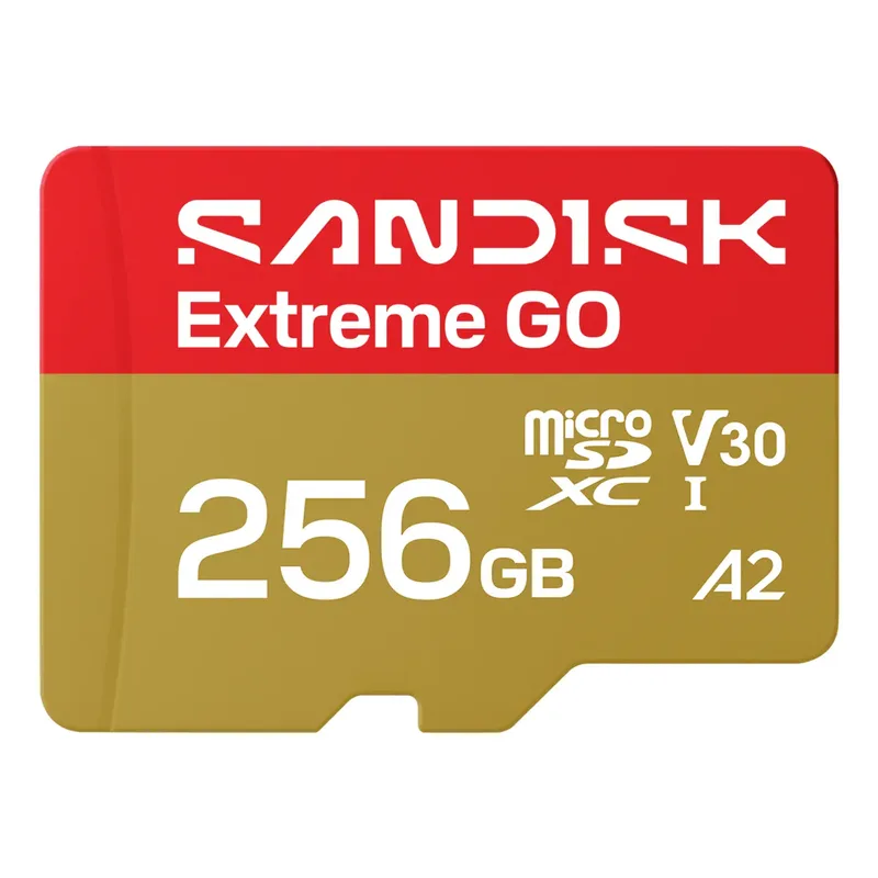 SanDisk Extreme GO microSDXC-Kort 256 GB UHS-I U3 Temperaturbeständig