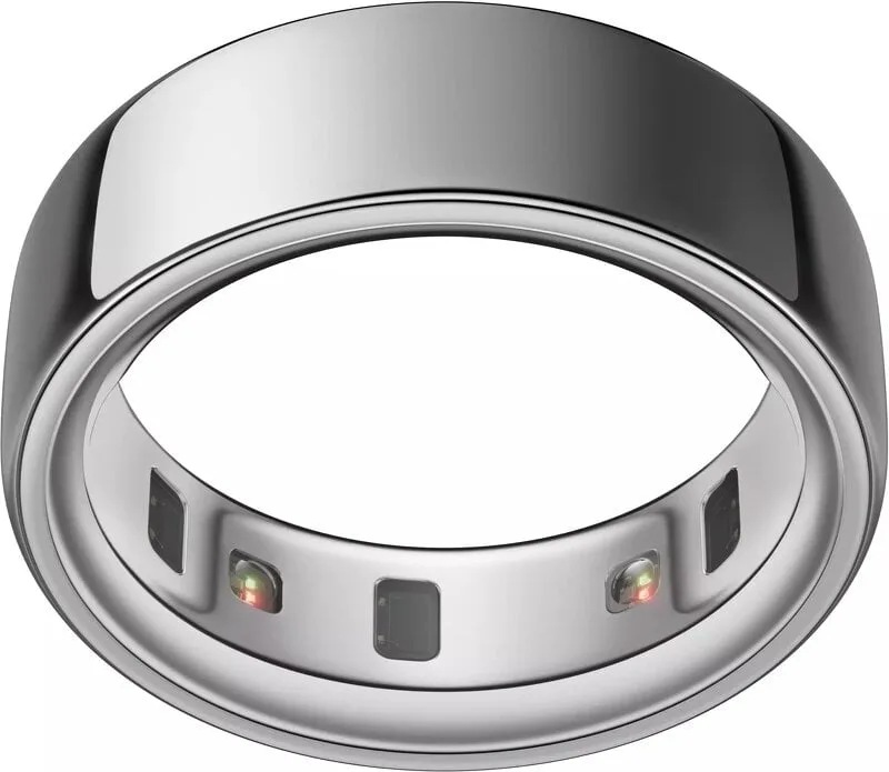 Oura Ring 4 silver, storlek 6