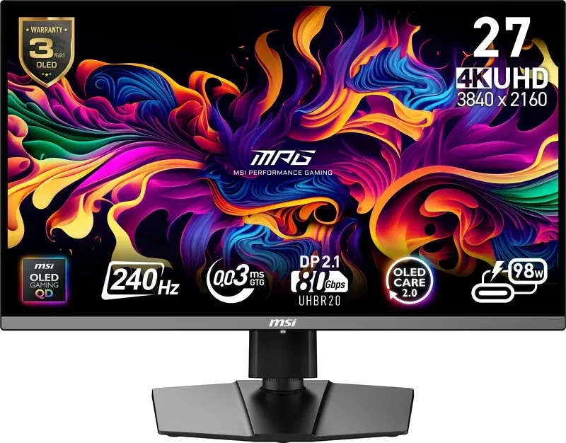 MSI MPG 272URX QD-OLED skärm