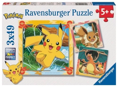 Ravensburger - Pokémon 3x49p