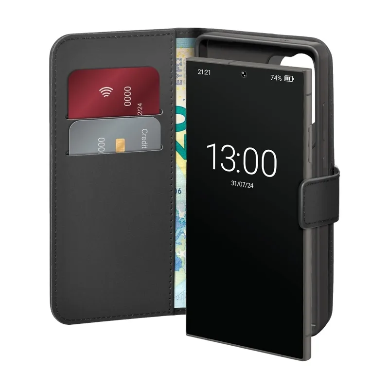 PURO Samsung Galaxy S25 Ultra plånboksskal med 2 kortplatser