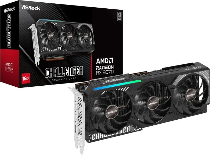 ASRock Radeon RX 9070 Challenger