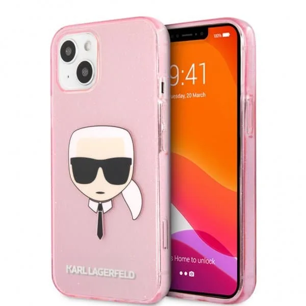 Karl Lagerfeld iPhone 13 Mini Skal Full Glitter