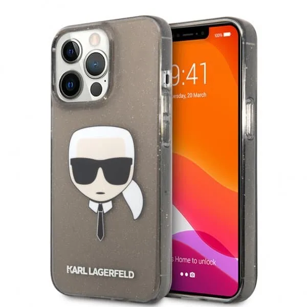 Karl Lagerfeld iPhone 13 Pro Max Skal Full Glitter