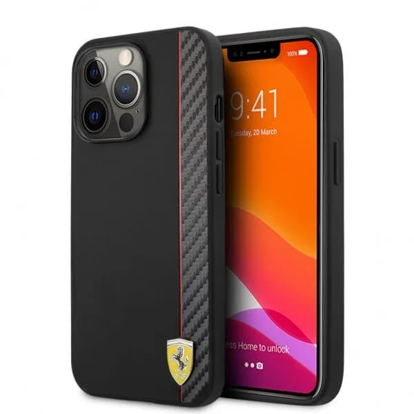 Ferrari iPhone 13 Pro Max Skal Carbon
