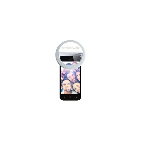 RealPower ringlampa för smartphone med 36 LED, grå