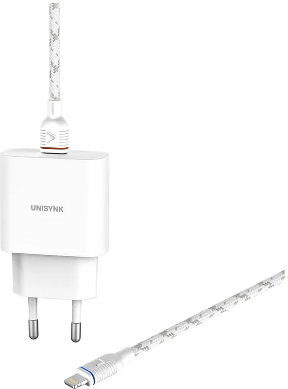Unisynk 20W Lightning Slim väggladdningskit