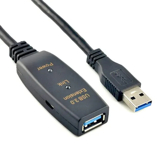 Nördic Aktiv 5m USB3.0 förlängningskabel 5Gbps USB