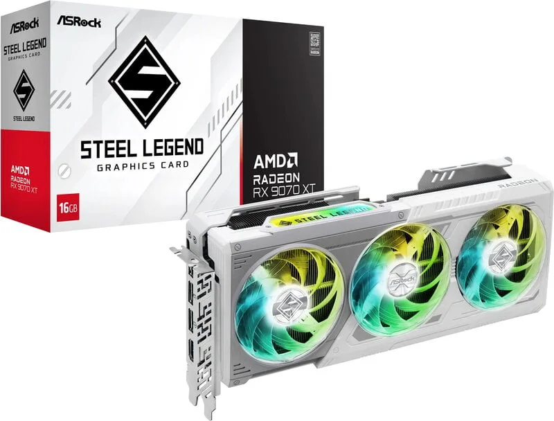ASRock Steel Legend Radeon RX 9070 XT