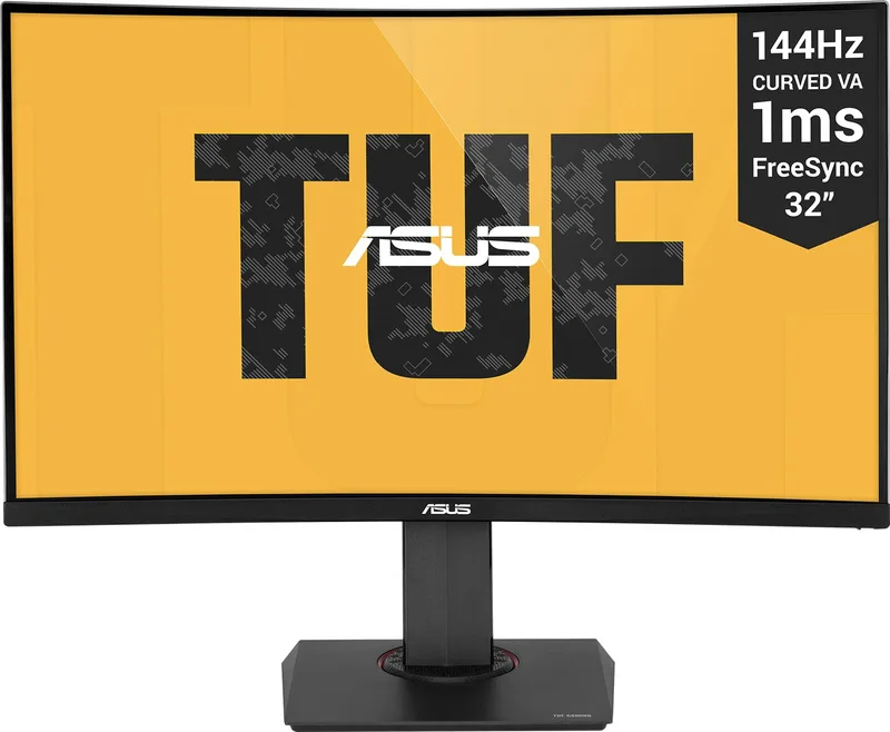 Asus TUF VG32VQ / 31.5" / 144Hz / QHD / 1ms / 2xHDMI,DP / FreeSync / Justerbar / VESA (Fyndvara