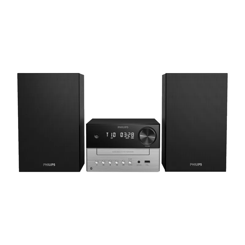 Philips TAM3205MKII/12 mikroanläggning, svart / silver