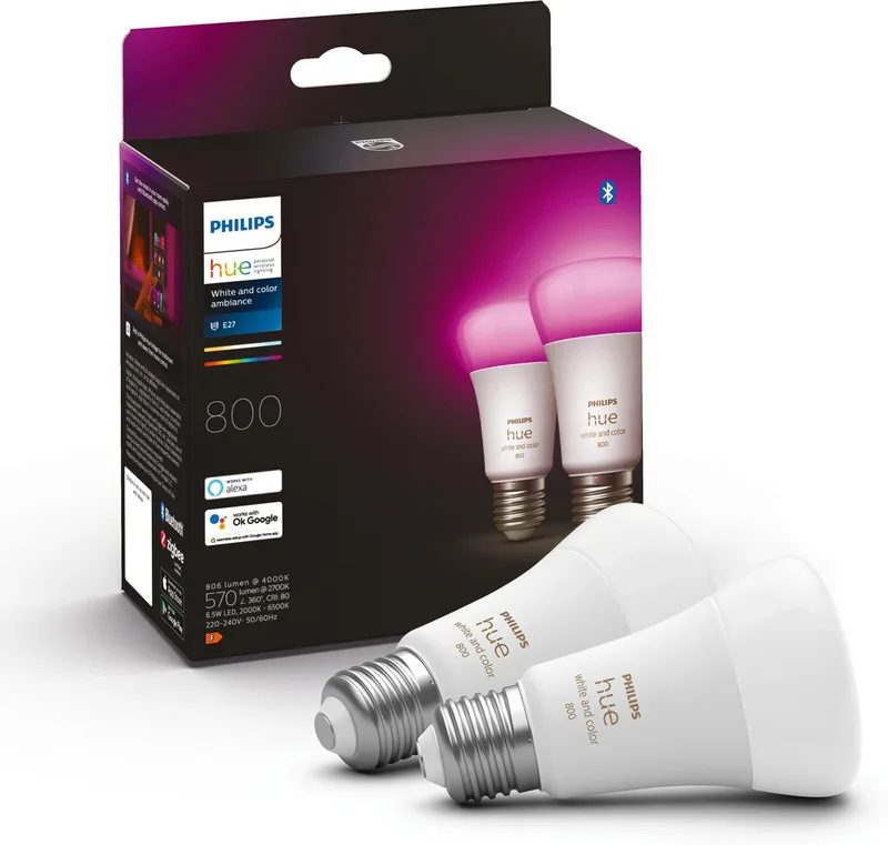 HUE 2-Pack White/ColorAmbiance