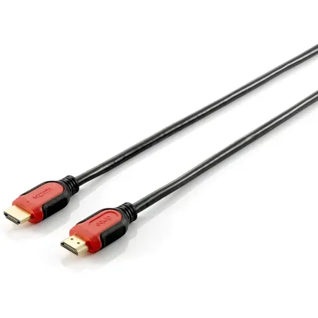 Equip 119343 HDMI-kabel 3 m HDMI Typ A Svart, Röd