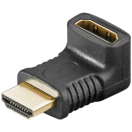 HDMI™ Angled Adapter 90°, Gold-Plated (8K@60HZ)