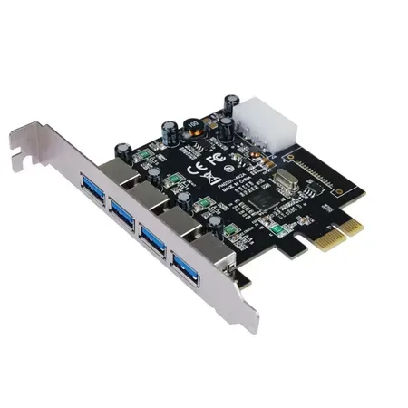 Longshine LCS-6380-4 USB-adapter PCIe 2.0, 4 x USB 3.0