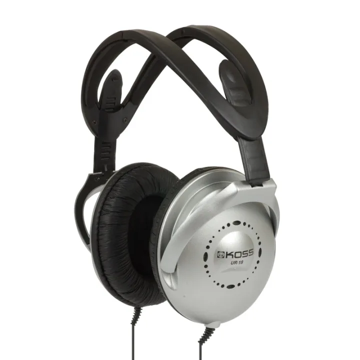 Koss Hörlur UR18 Over Ear Silver