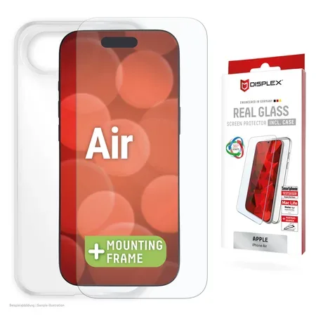 DISPLEX Real Glass + Case för iPhone 17 Air