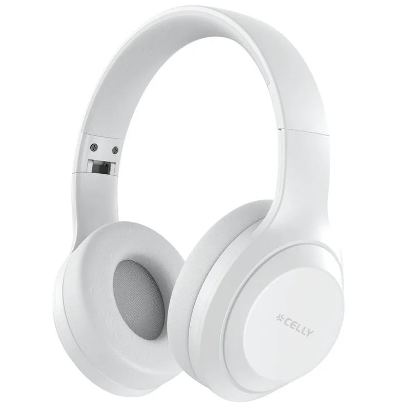 Celly - Hörlurar Over-Ear Trådlösa Wavebeat Vit - A13166