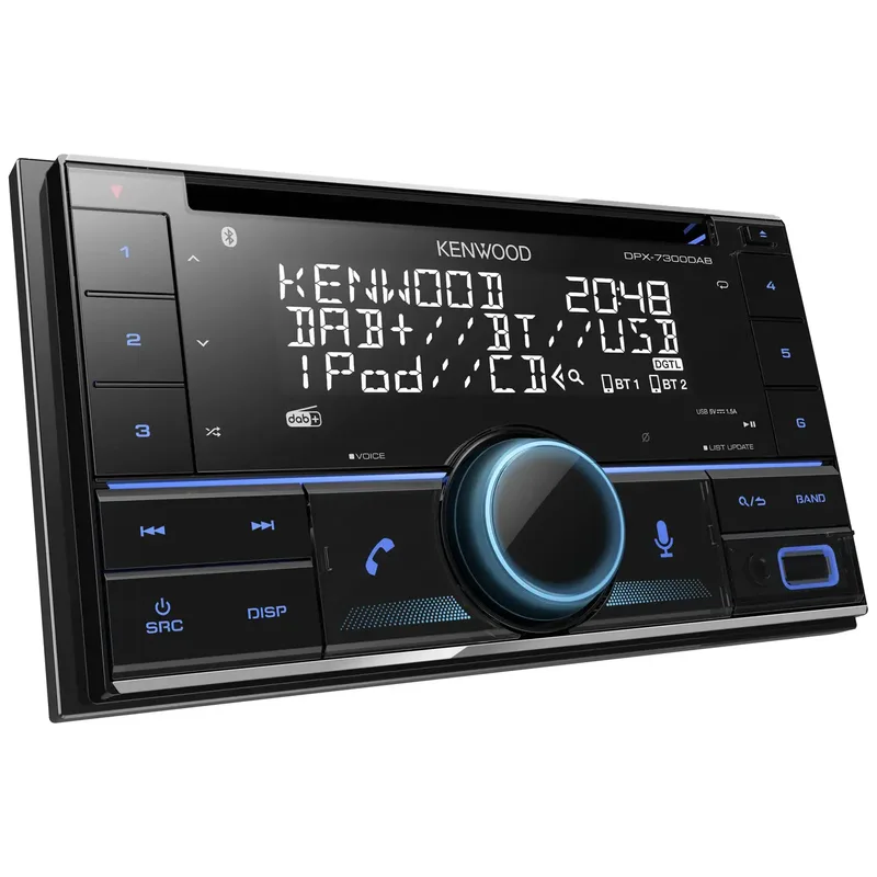 Kenwood DPX-7300DAB svart Bluetooth