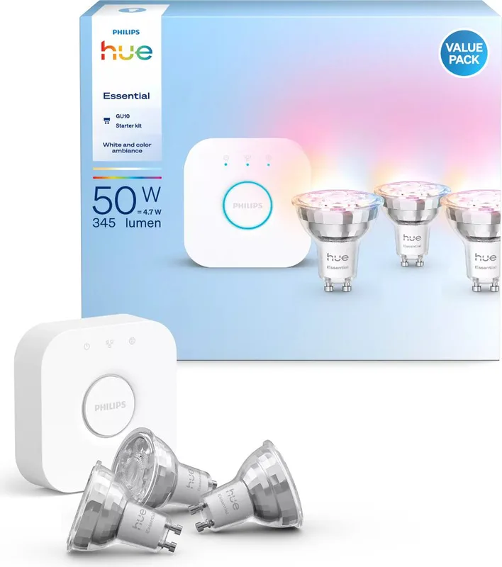 Philips Hue  Essential WCA 345 Startkit / 3x