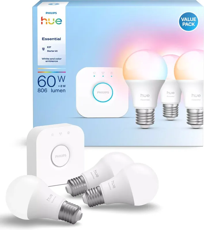 Philips HUE Essentials LED-lampor 3W