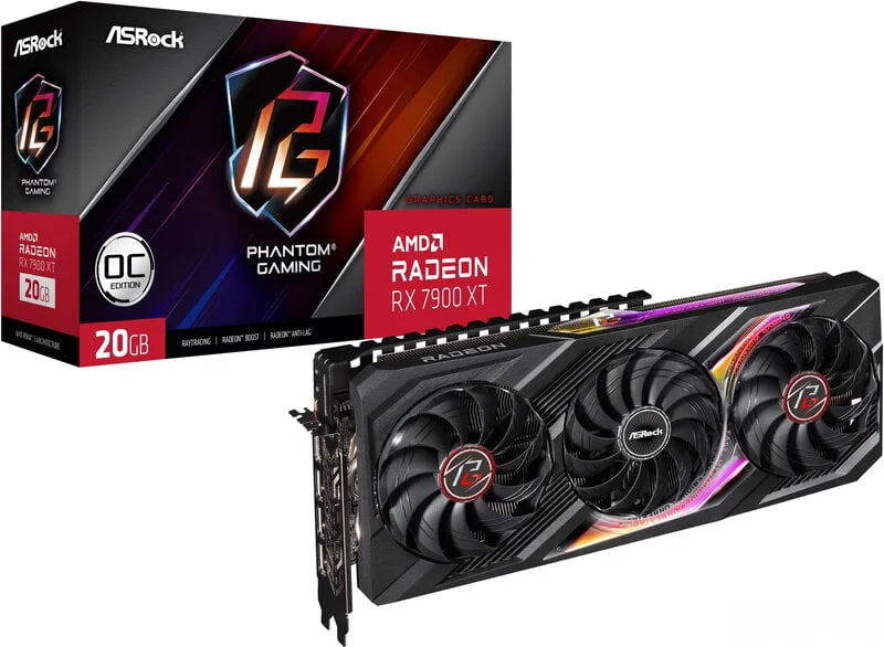 ASRock Radeon RX 7900 XT Phantom Gaming 20GB