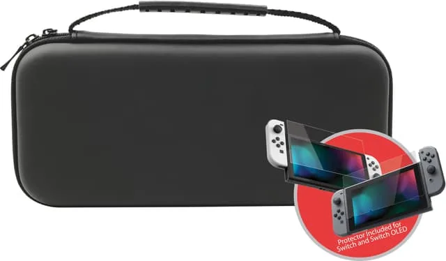 Piranha Nintendo Switch fodral och skärmskydd