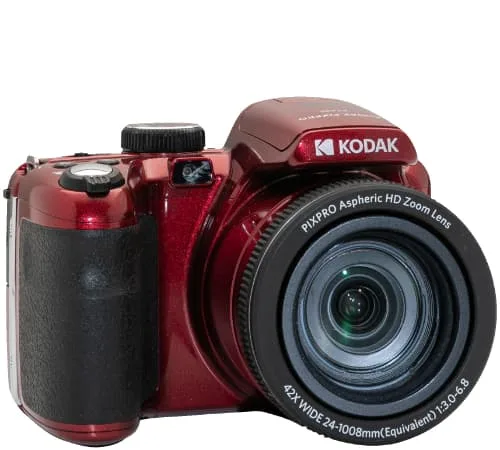 Kodak Astro Zoom AZ425, 20,68 MP, 5184 x 3888 pixlar, BSI CMOS, 42x, Full HD, Svart, Röd