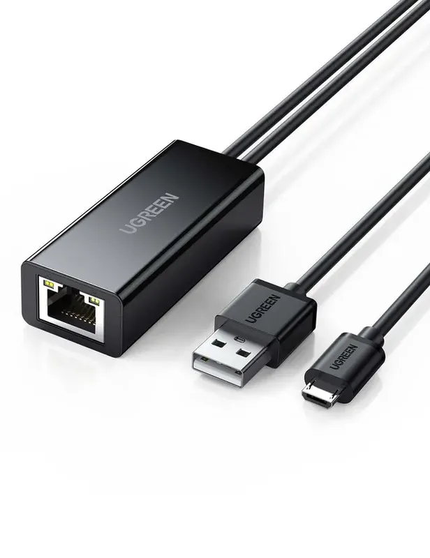 UGREEN Micro USB Ethernet LAN Adapter för
