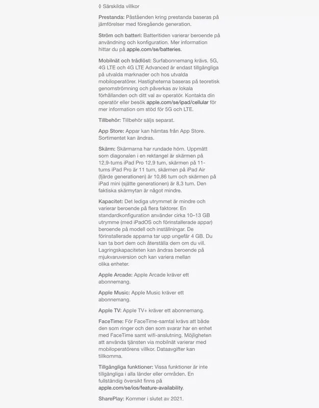 Apple iPad 10.2-inch Wi-Fi 64GB, rymdgrå