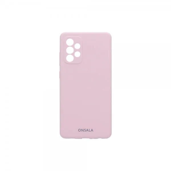 ONSALA Samsung Galaxy A72 Mobilskal Silikon Sand Rosa
