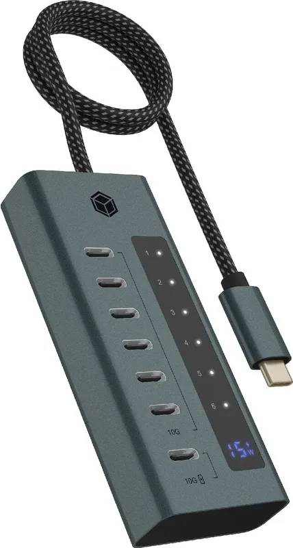 Icy Box 7 Port USB-C Hub