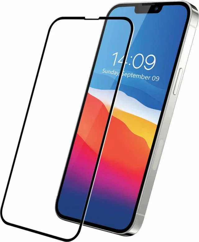 Sandstrøm välvt skärmskydd för iPhone 13/13 Pro/14/16e