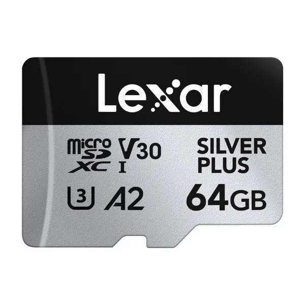 Lexar Professional Silver Plus 64 GB microSDXC minneskort