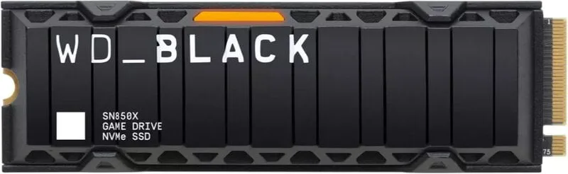 WD BLACK SN850X 2TB NVMe SSD Game Heatsink