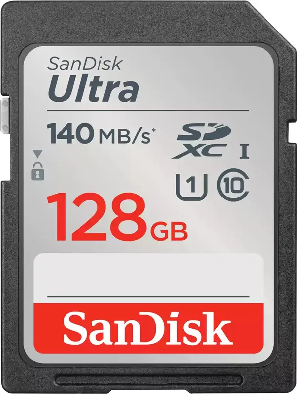 SanDisk Minneskort SDXC Ultra 128GB 140MB/s