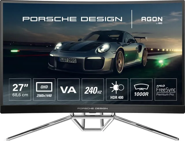 AOC Agon PD27 Porsche Design 27″ välvd