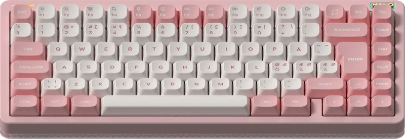 NuPhy Halo75 V2 Sakura Fizz with Raspberry