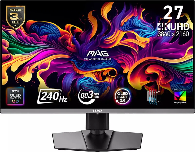 MSI 26.5 OLED MAG 272UP QD-OLED X24